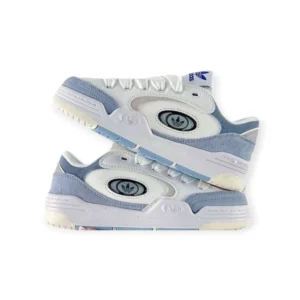 Adidas Adi2000 X Blue styled in pastel blue suede with bold black Adidas branding, chunky rubber sole, and classic 3-Stripes for a standout streetwear look