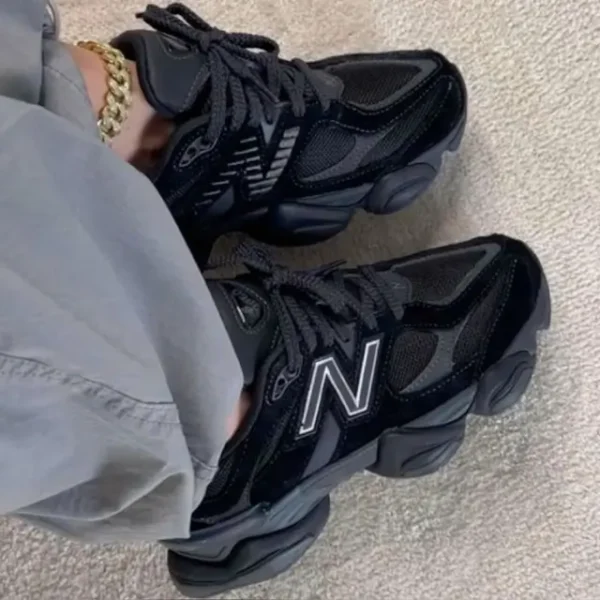 New Balance 9060 Triple Black Cat Limited - Image 3