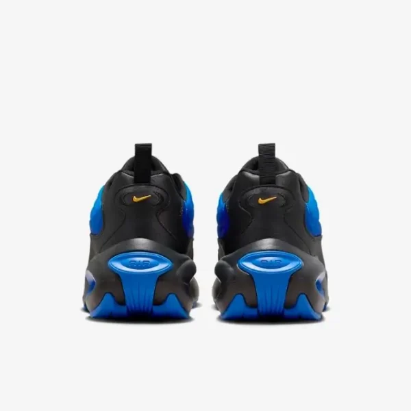 Nike Air Max Portal Royal Blue back view showing sculpted oval midsole, visible Air Max heel unit, and layered royal blue mesh with synthetic paneling