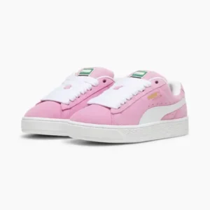 Puma Suede XL Pink featuring a premium pink suede upper, chunky rubber sole, and classic Puma branding for a bold streetwear look