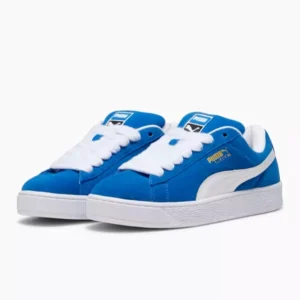 Puma Suede XL Royal Blue featuring a premium royal blue suede upper, chunky rubber sole, and classic Puma branding for a bold streetwear look